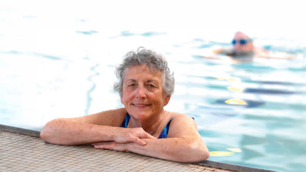 Foulkeways Resident swimming
