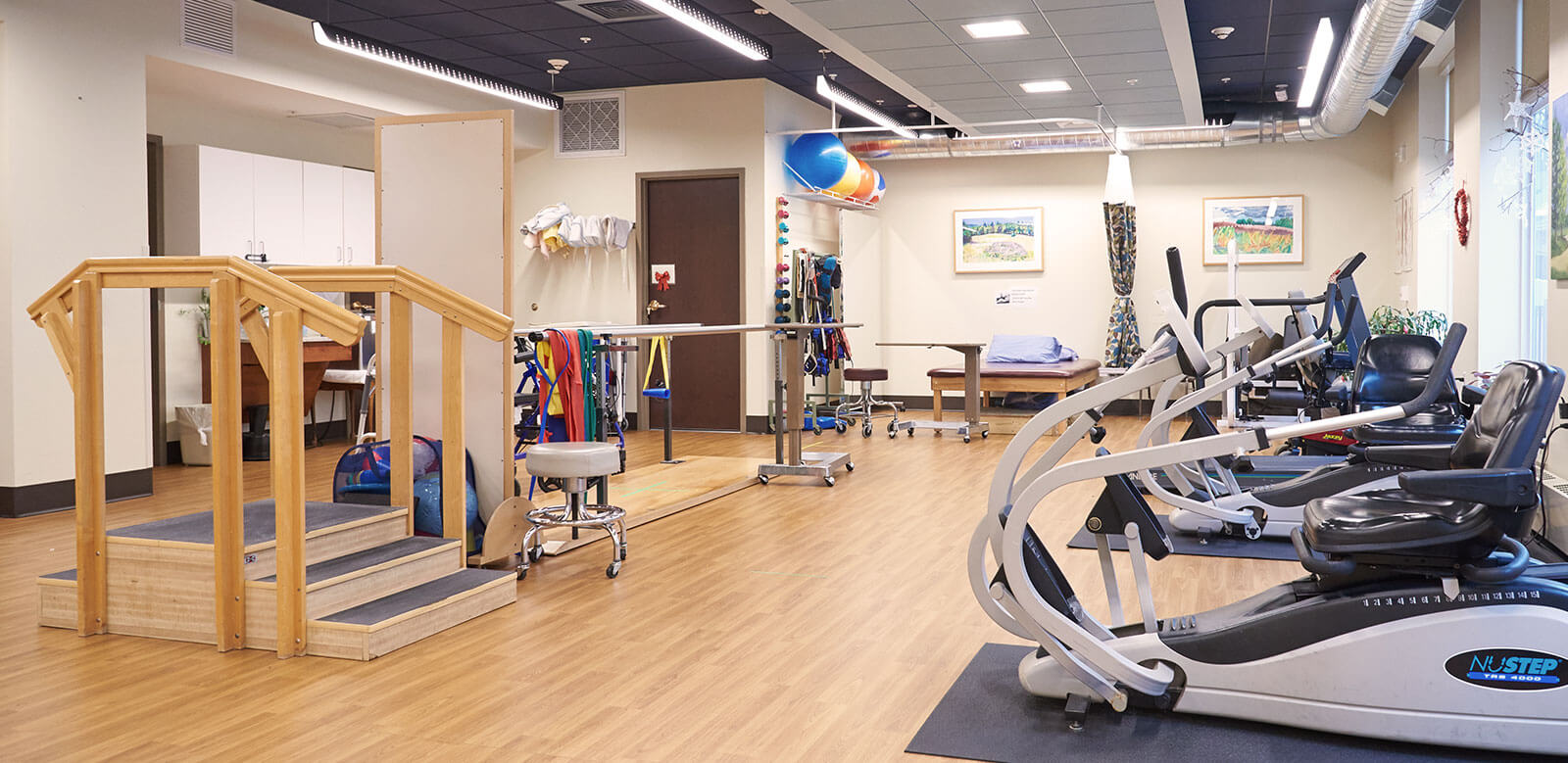 Our Senior Wellness Approach Physical Therapy Room