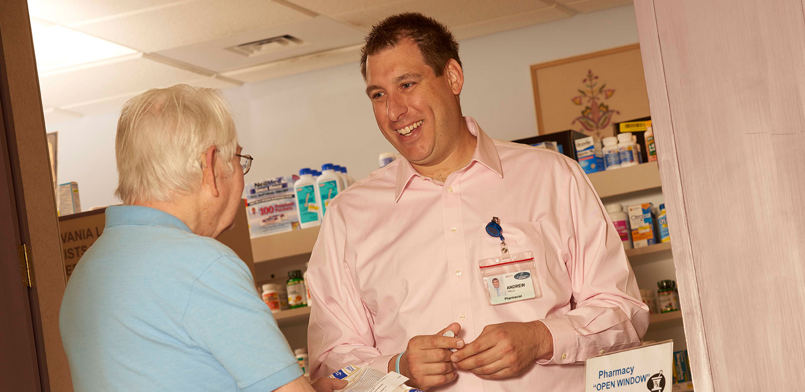 Foulkeways Pharmacist & Resident at the on-site pharmacy