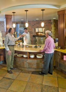 Residents at the Bistro